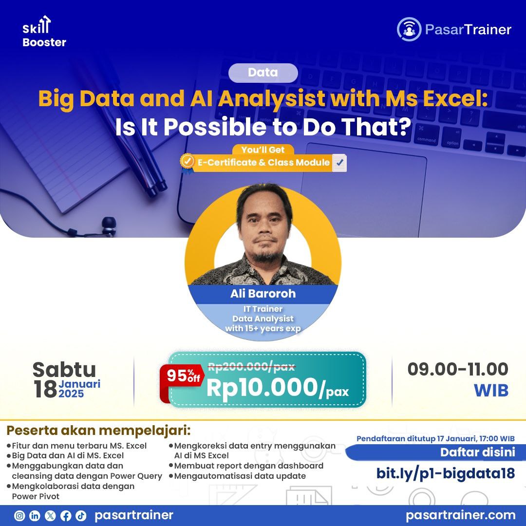 Big Data and AI Analysist with Ms Excel