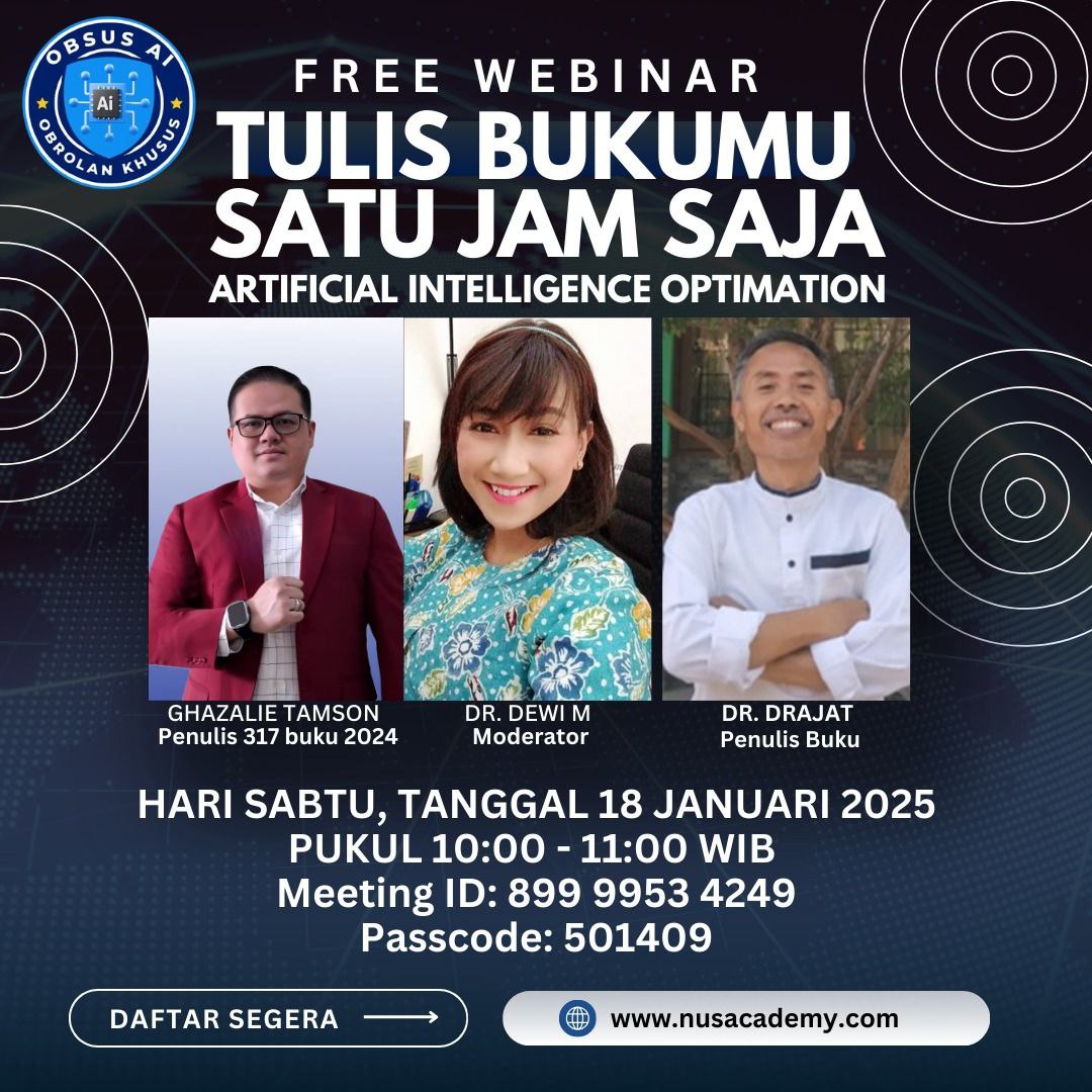 Tulis Buku Dalam Satu Jam Saja
