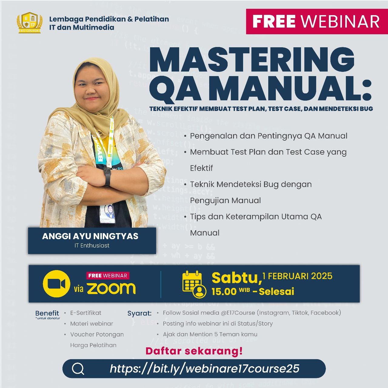 Webinar IT Mastering QA Manual
