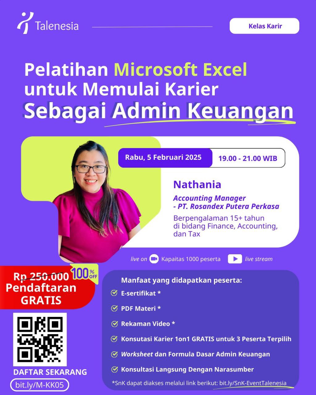 Pelatihan Excel untuk Mulai Karier