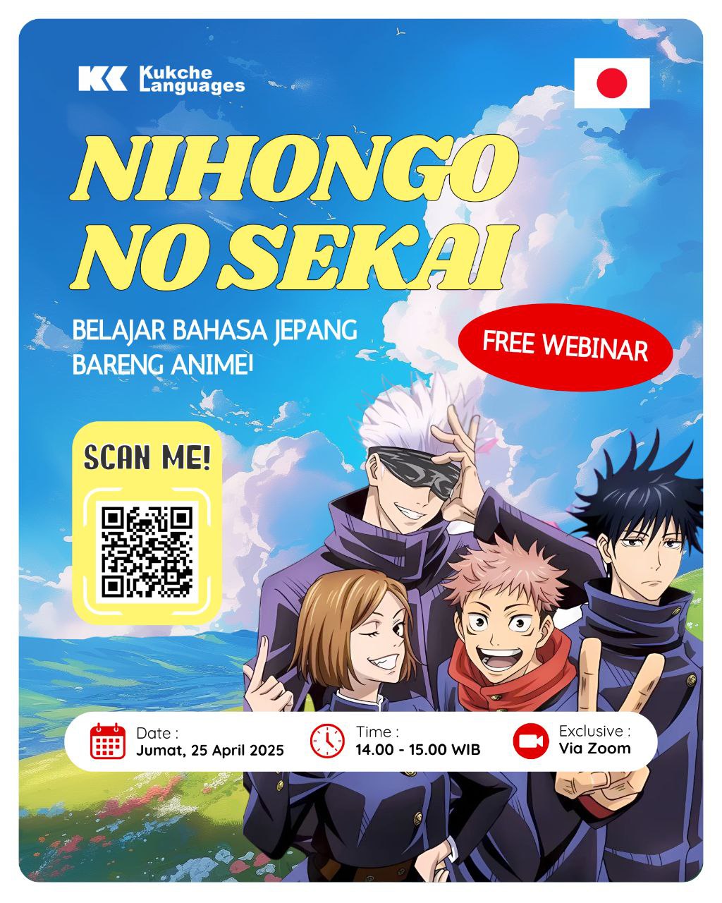 Belajar bahasa Jepang Bareng Anime