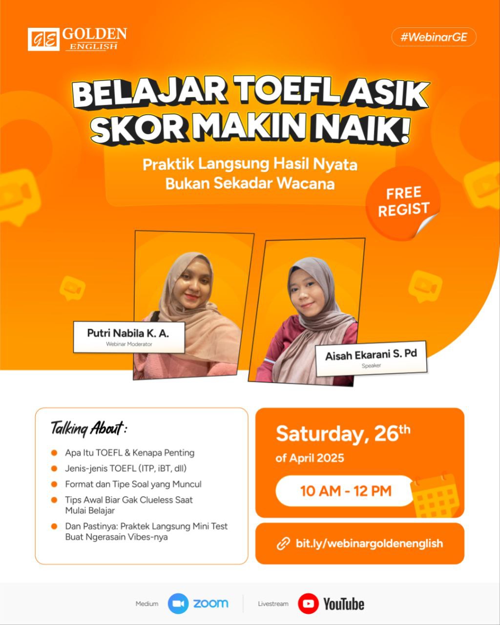 Belajar TOEFL Asik, Skor Makin Naik!