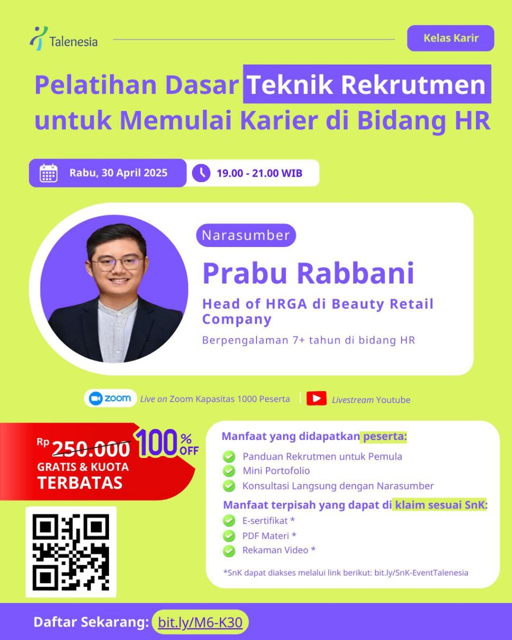 Pelatihan Dasar Teknik Rekrutmen