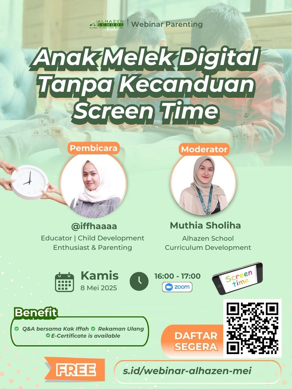 Melek digital TANPA Kecanduan Screen Time?