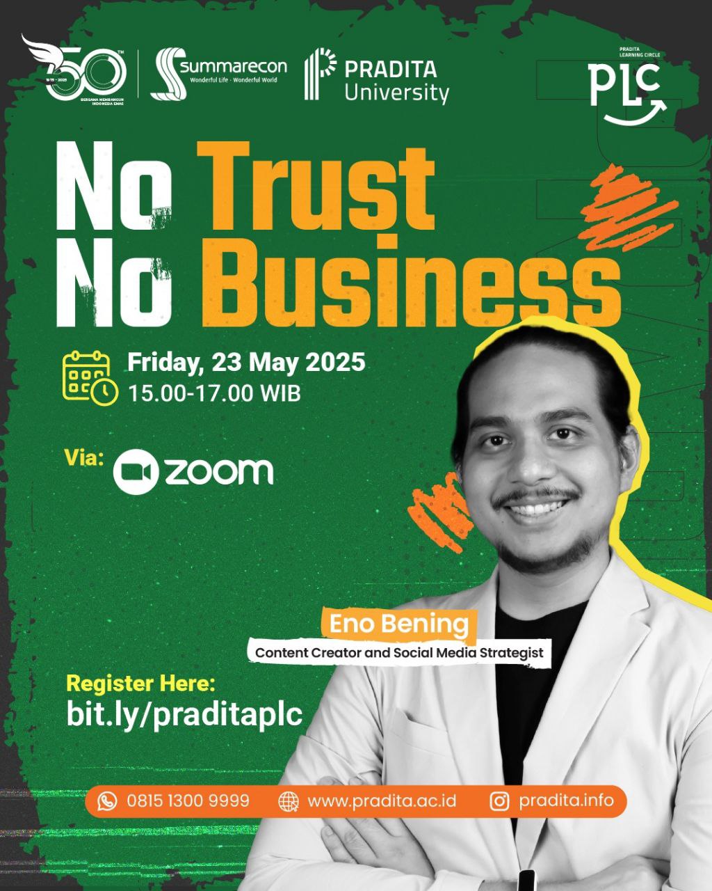 No Trust, No Business